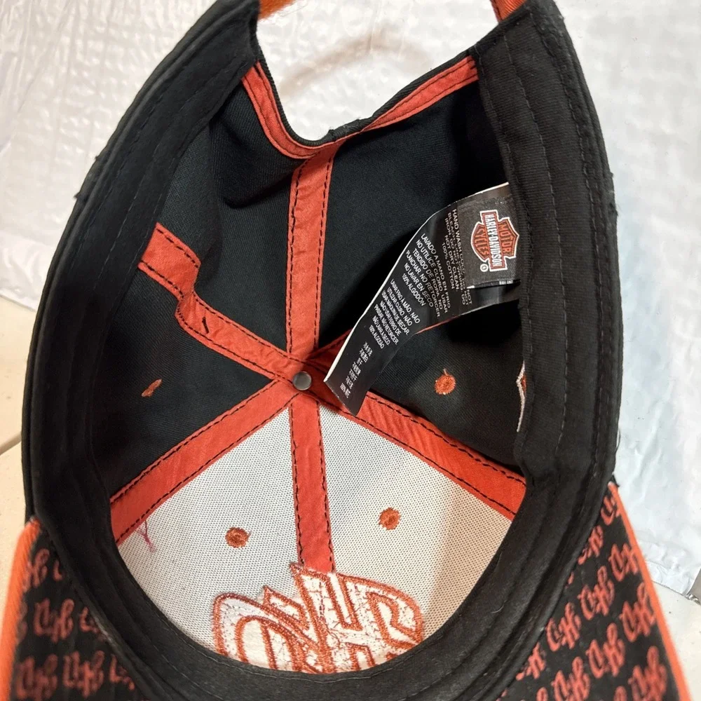 Harley Davidson Motorcycle Baseball Cap 2016 Preowned But Slight Used